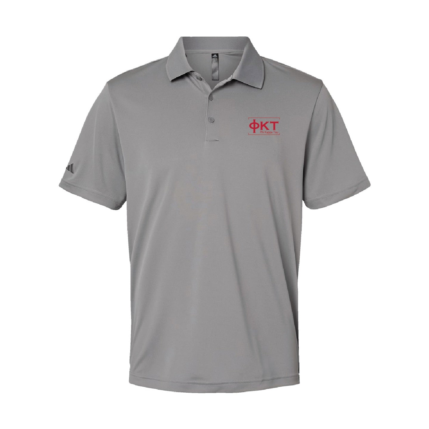 Adidas_Grey_Polo_Phi_Kappa_Tau