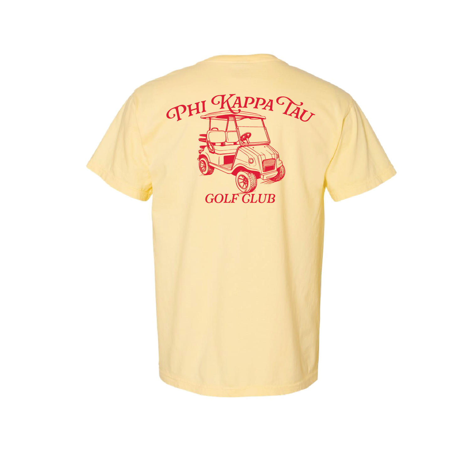 Phi Tau Golf T-Shirt by Comfort Colors (2024)