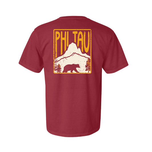 OUTDOORS COLLECTION: Phi Tau T-Shirt by Comfort Colors