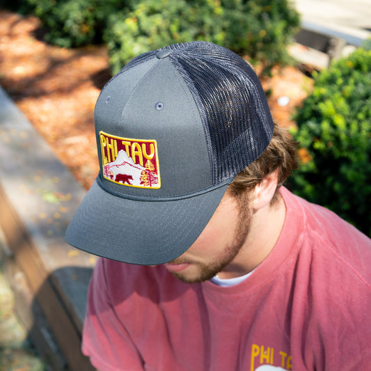 OUTDOORS COLLECTION: Phi Tau Trucker Rope Hat