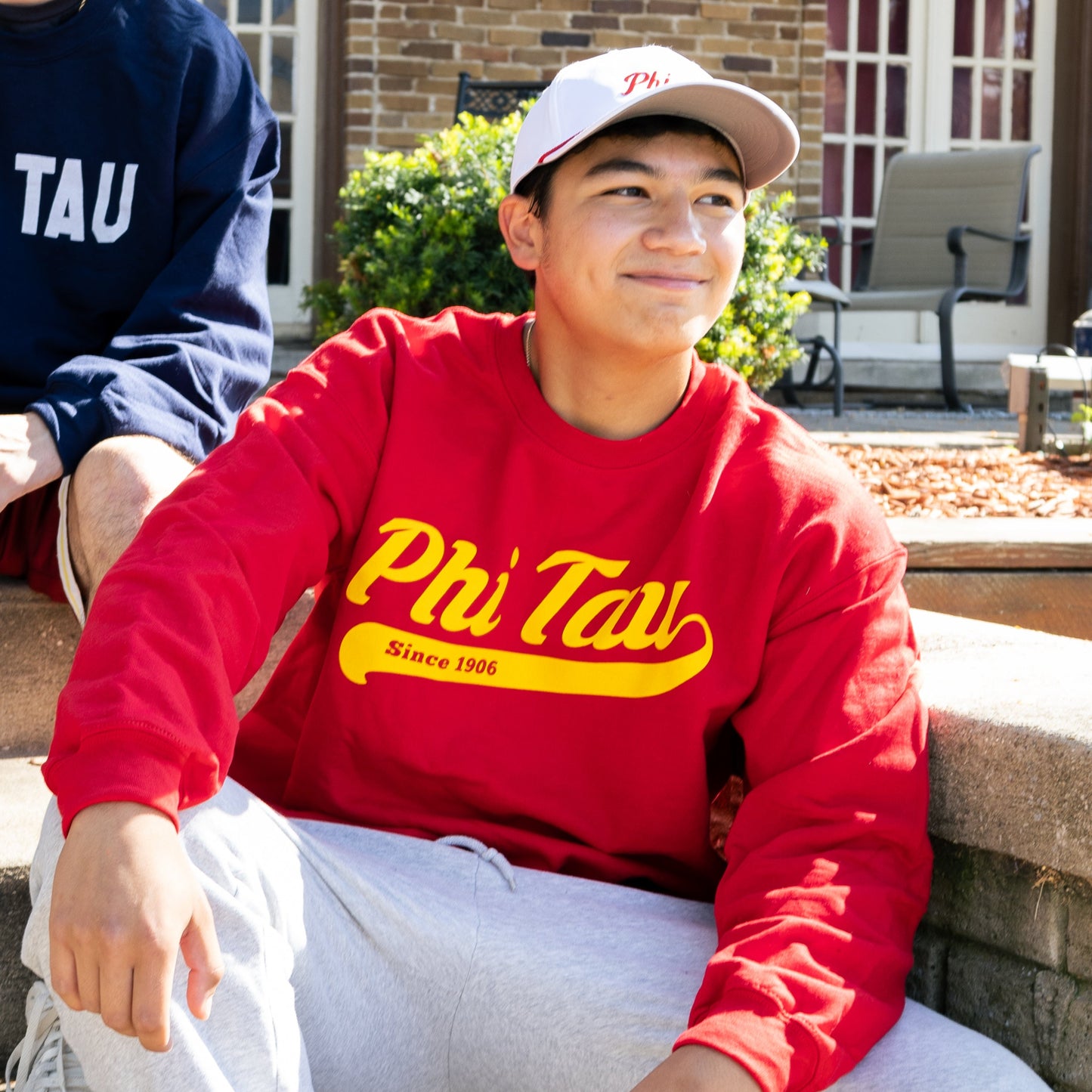 Phi Tau Script Crewneck