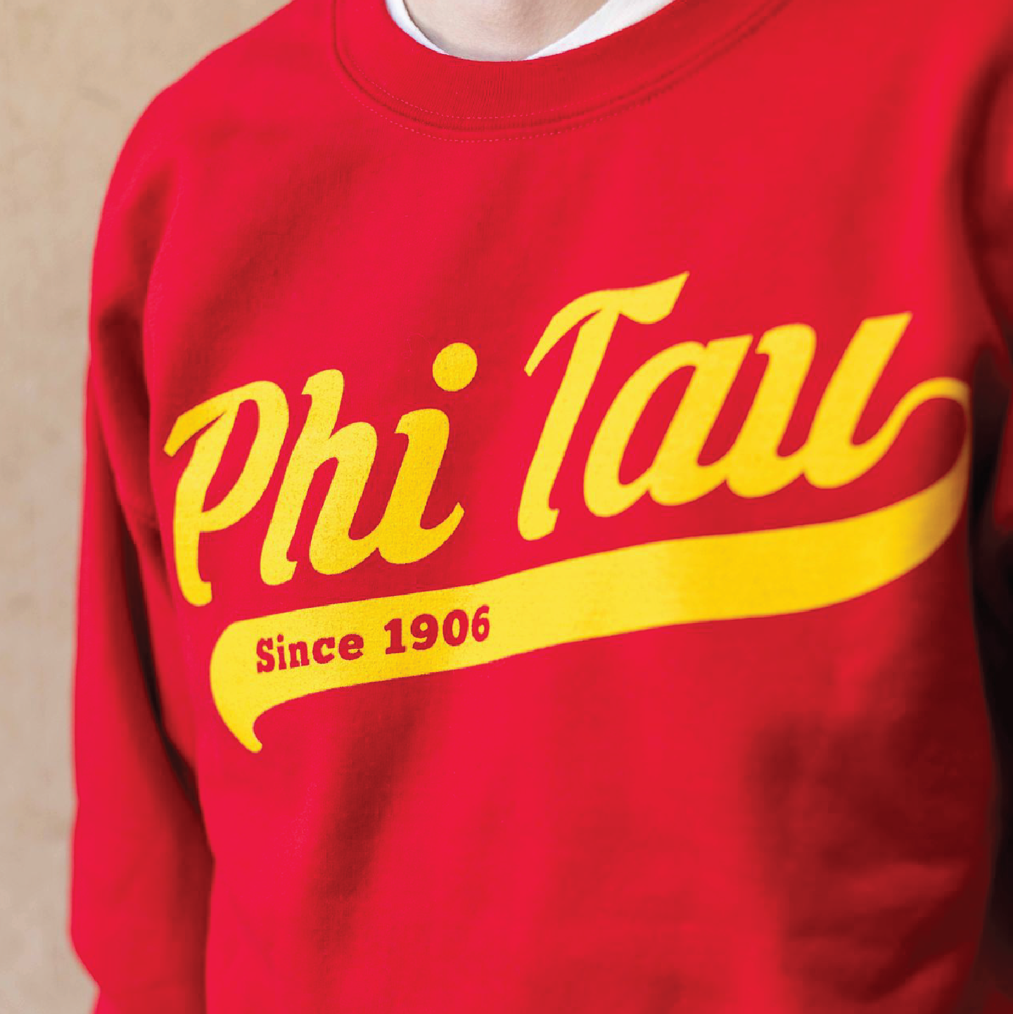 Phi Tau Script Crewneck