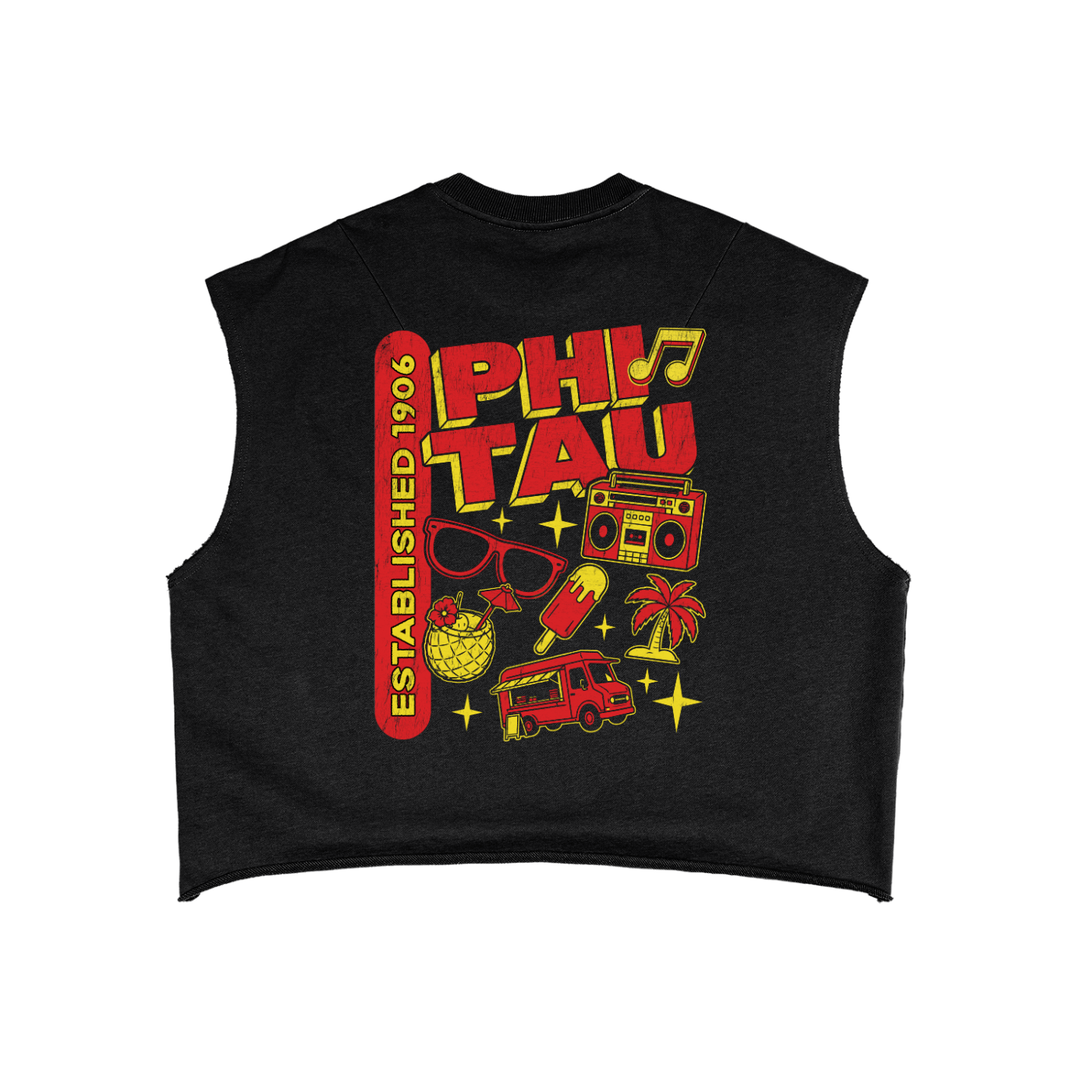 Phi Tau Summer Festival Boxy Tank Top