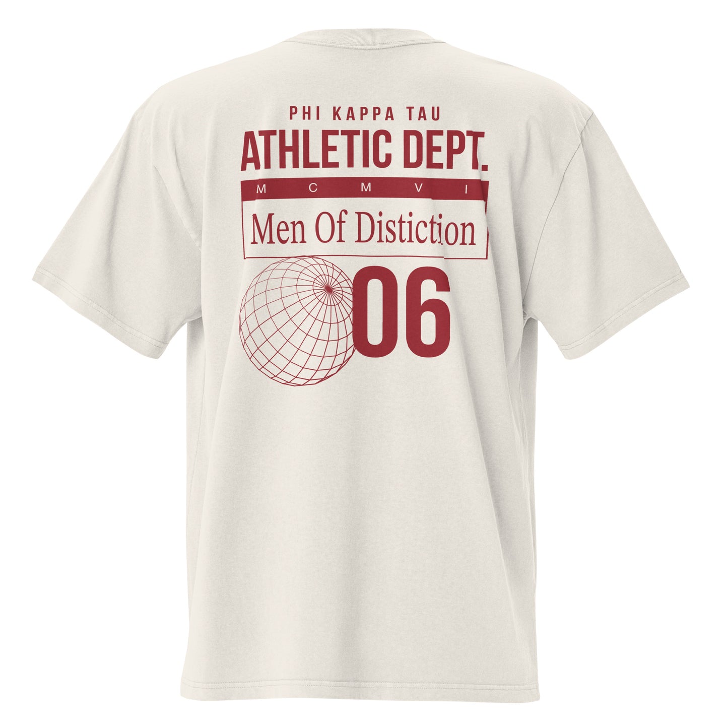Phi Tau Athletic Department Oversized T-Shirt