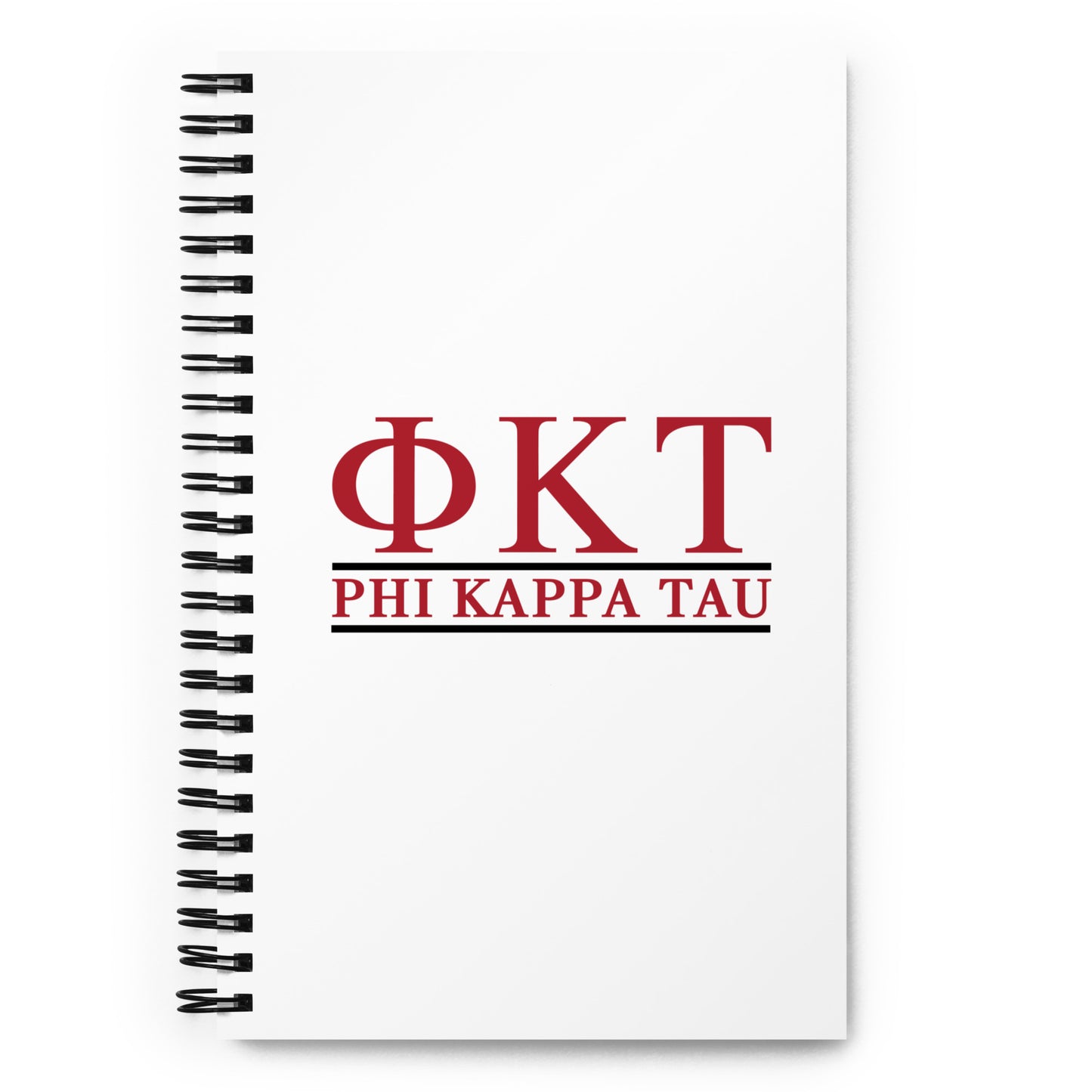 Phi Tau Spiral Notebook