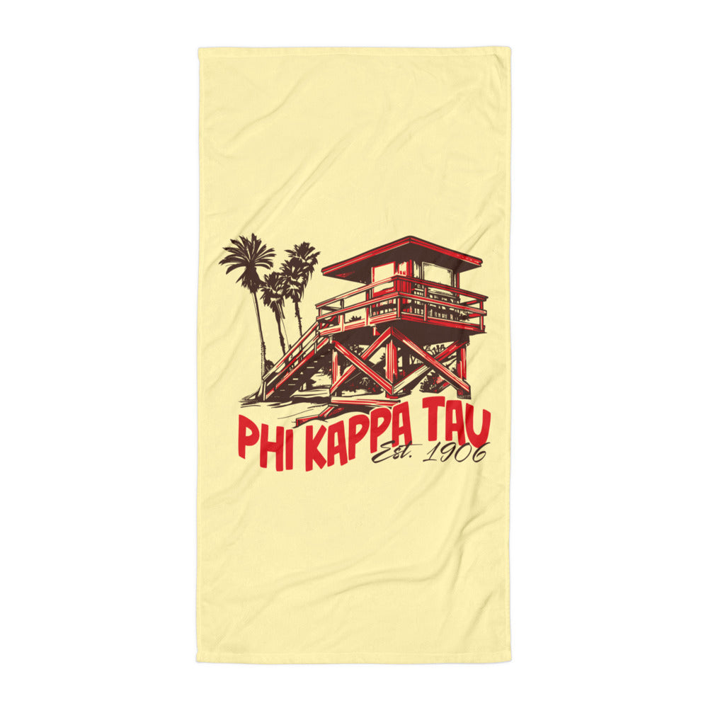 Phi Tau Beach Towel