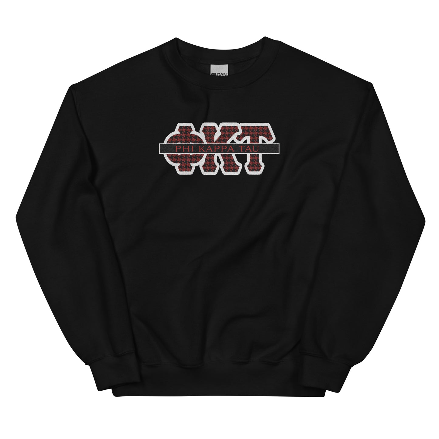 Phi Tau Embroidered Retro Crewneck