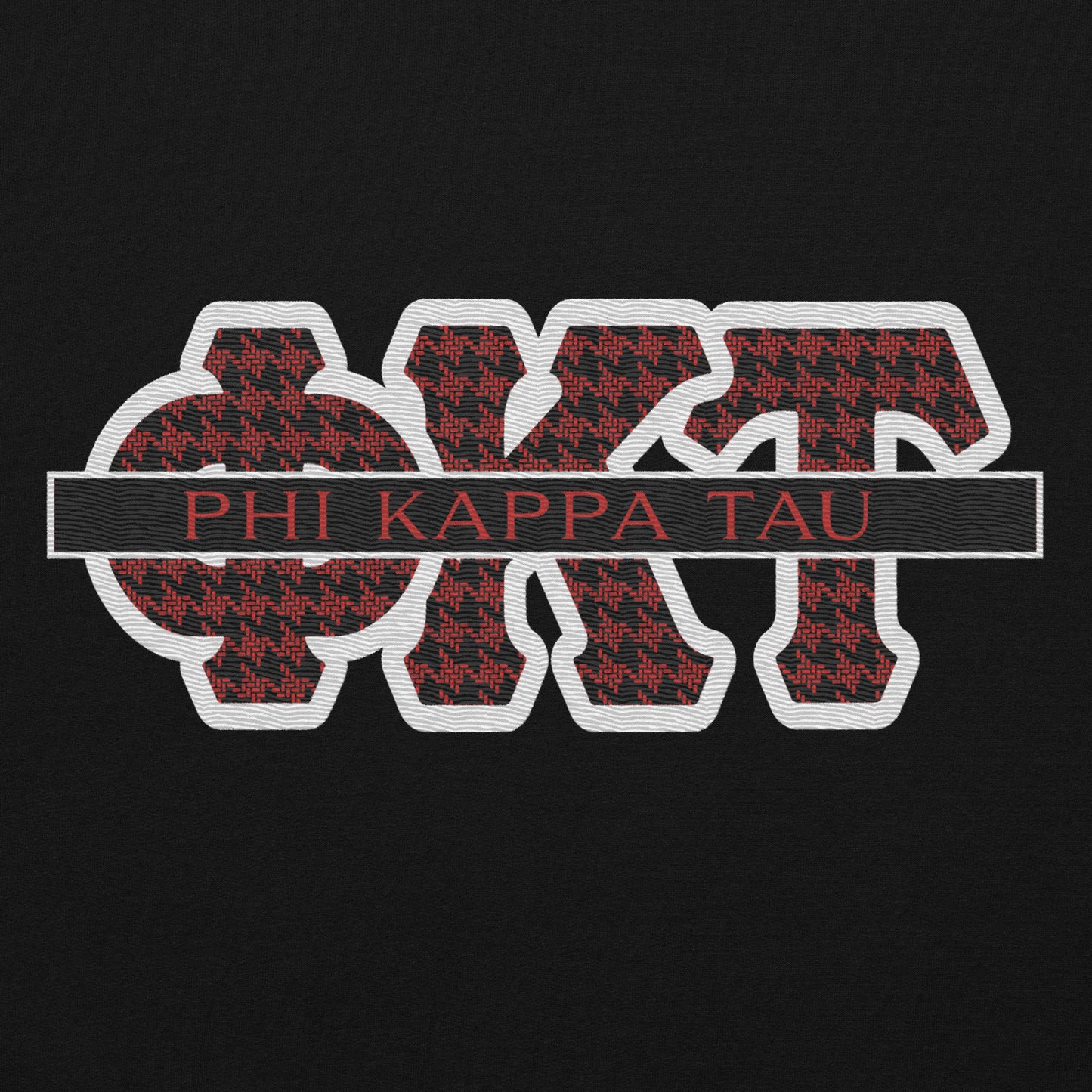 Phi Tau Embroidered Retro Crewneck