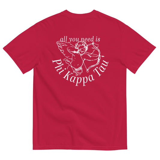 Phi Tau Valentine's T-Shirt by Comfort Colors (2024)