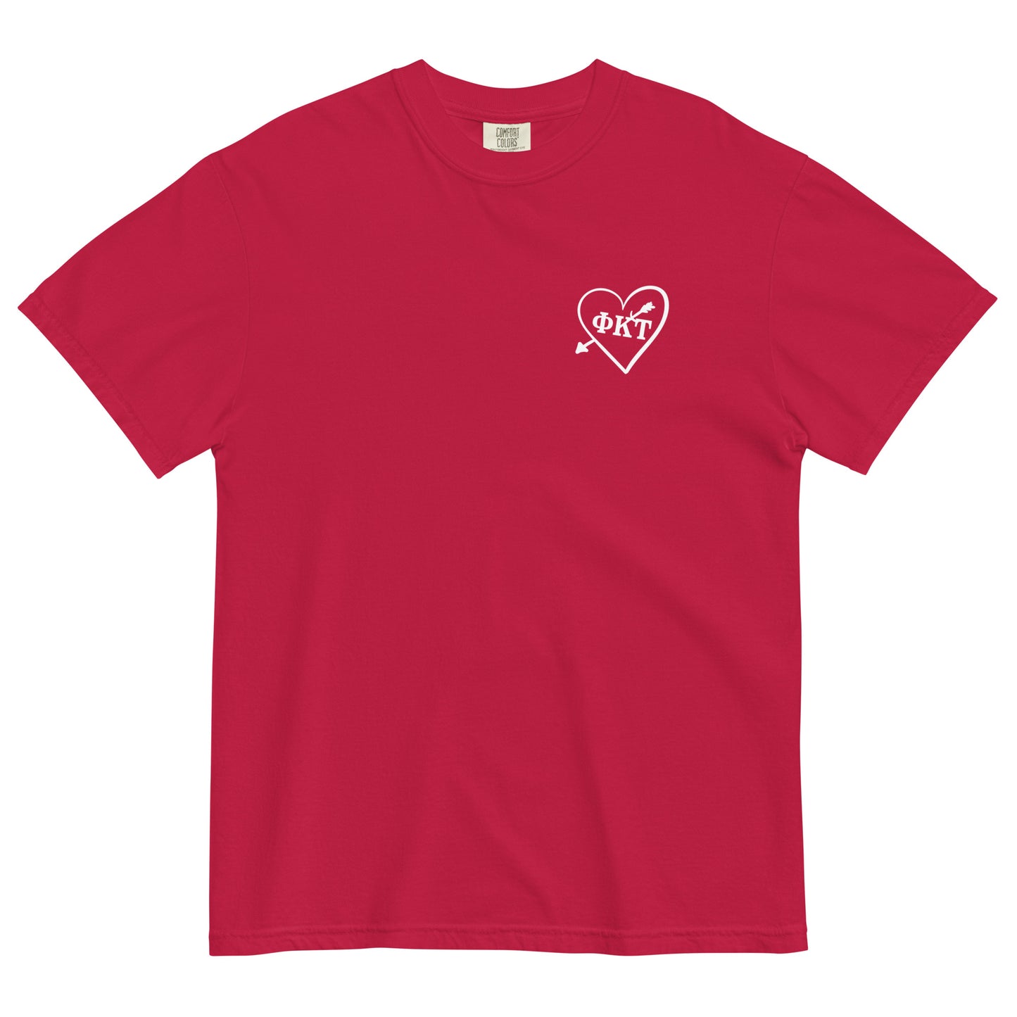 Phi Tau Valentine's T-Shirt by Comfort Colors (2024)