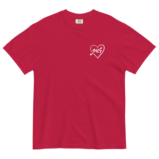 Phi Tau Valentine's T-Shirt by Comfort Colors (2024)
