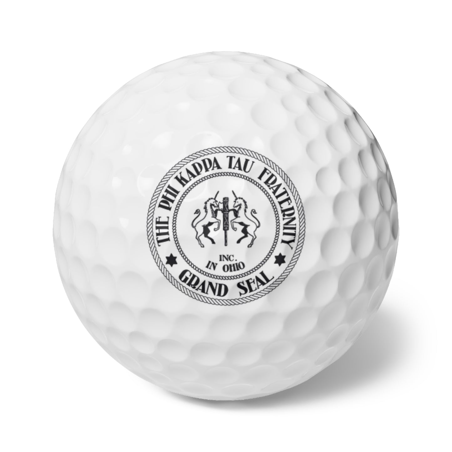 Phi Tau Grand Seal Golf Balls, 6pcs