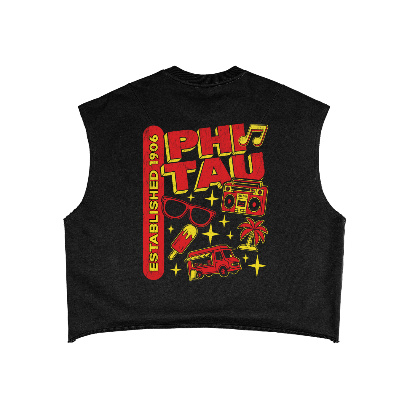 Phi Tau Summer Festival Boxy Tank Top