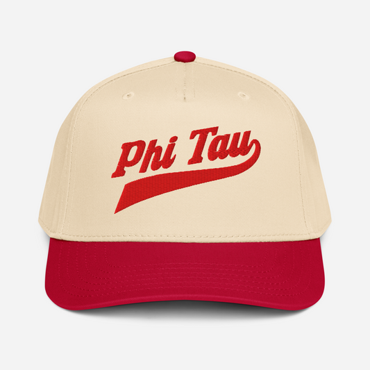 Phi Kappa Tau Vintage Script Baseball Cap