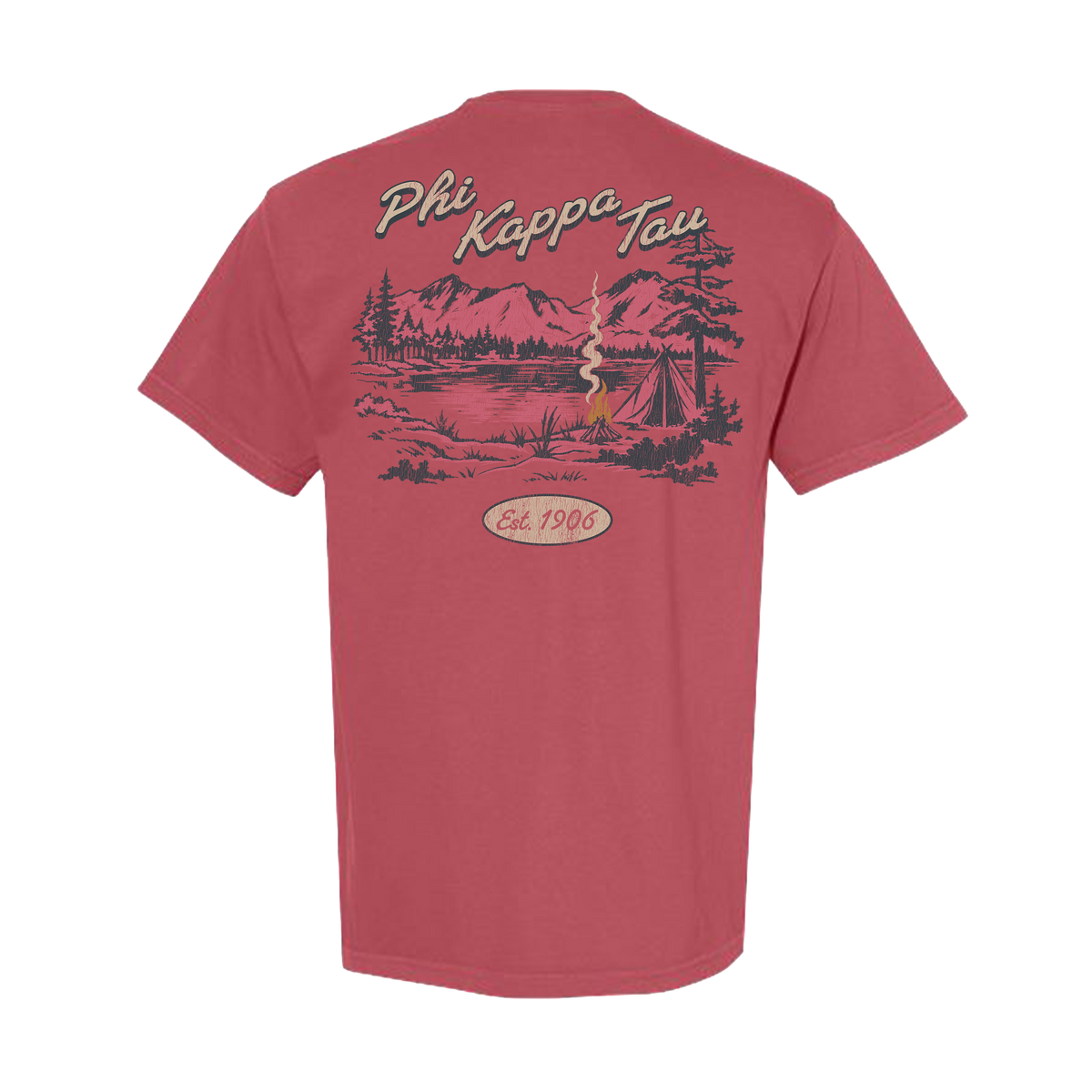 Phi Tau Outdoors Comfort Colors Heavyweight Tee