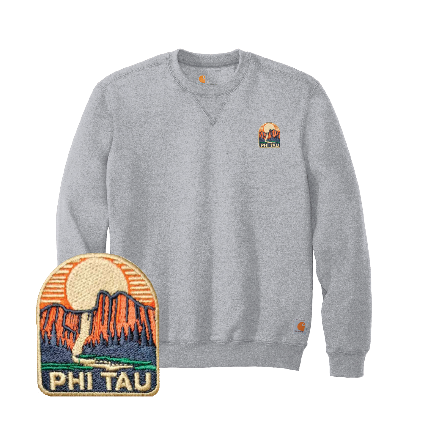 OUTDOORS COLLECTION: Phi Tau Carhartt Crewneck