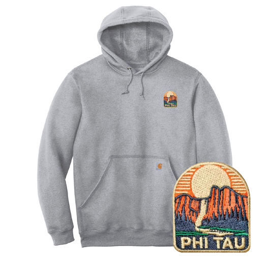 OUTDOORS COLLECTION: Phi Tau Carhartt Hooded Sweatshirt