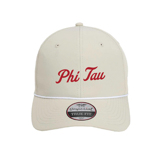 Phi Tau Imperial Script Hat