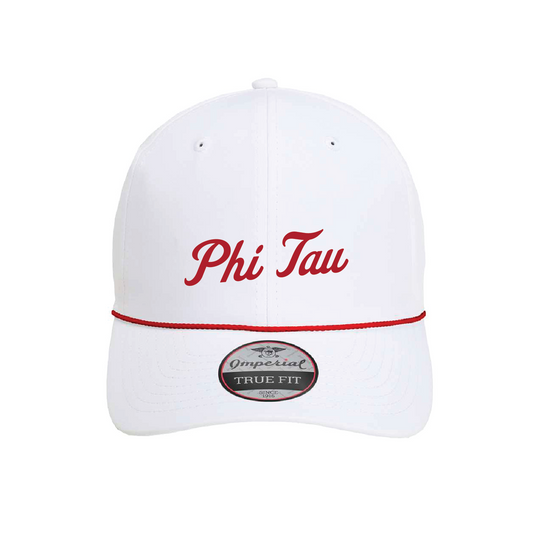 Phi Tau Imperial Script Hat