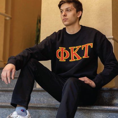 Phi Tau Letters Crewneck