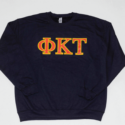 Phi Tau Letters Crewneck