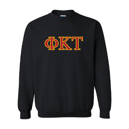 Phi Tau Letters Crewneck