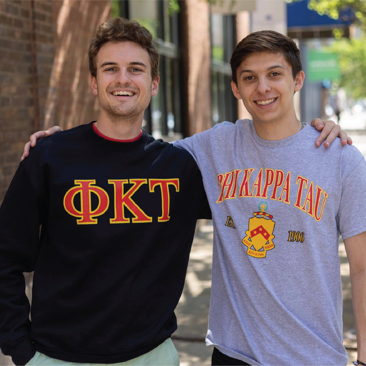 Phi Tau Letters Crewneck