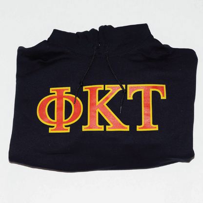 Phi Tau Letters Hoodie