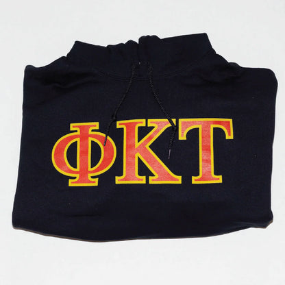 Phi Tau Letters Hoodie