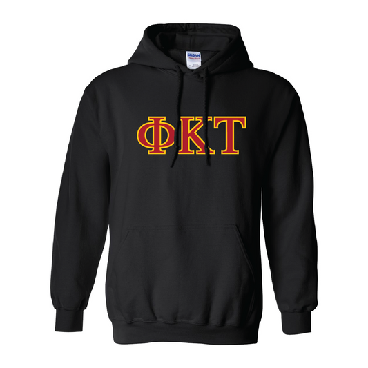 Phi Tau Letters Hoodie