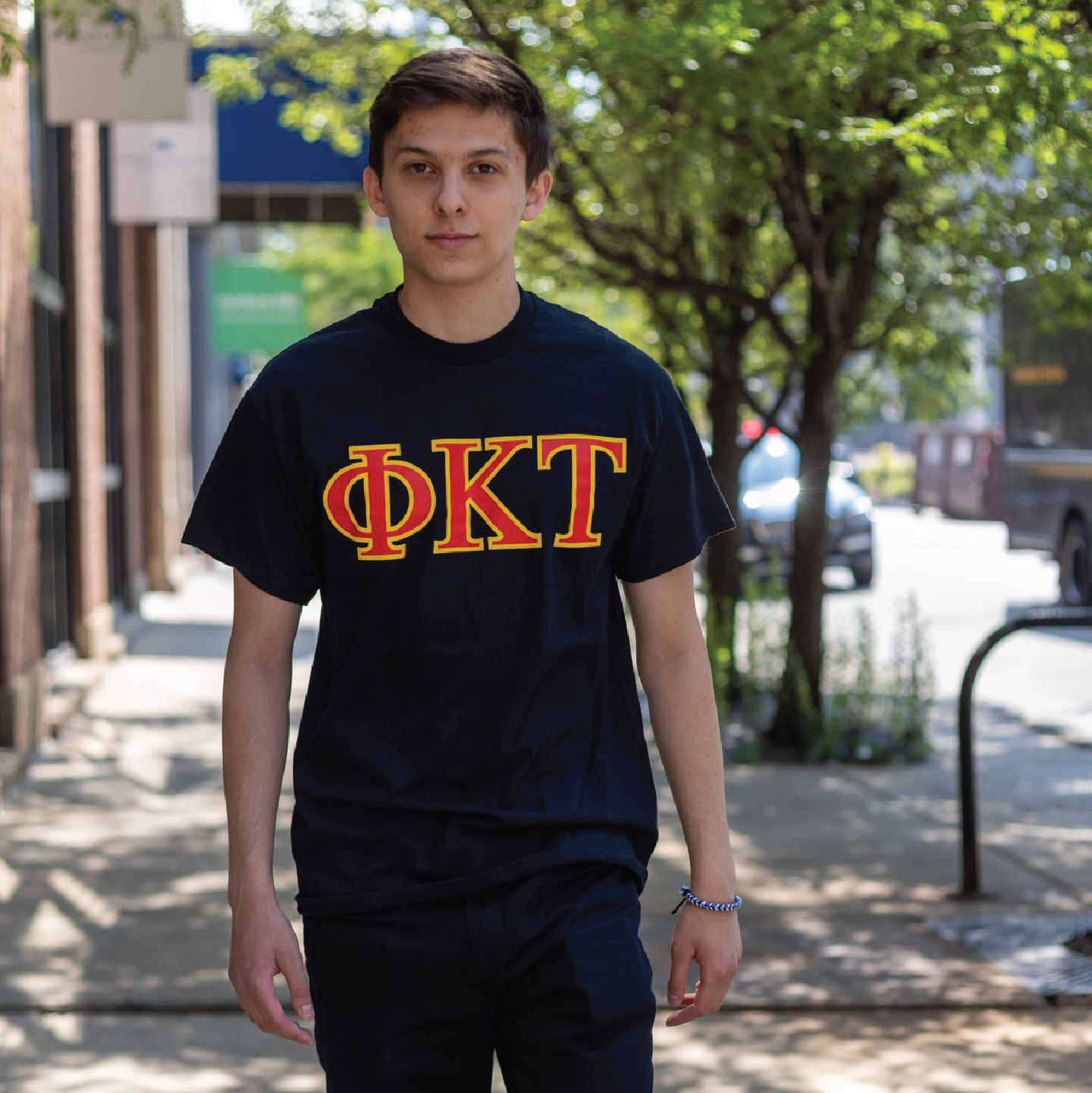 Phi Tau Letters Tee