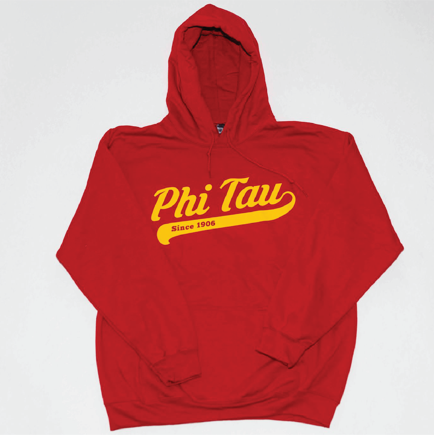 Phi Tau Script Hoodie