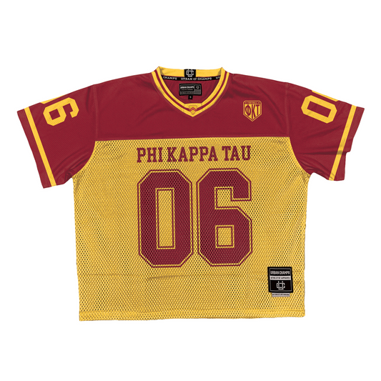 LIMITED PRE-ORDER: Phi Tau Mesh Football Jersey