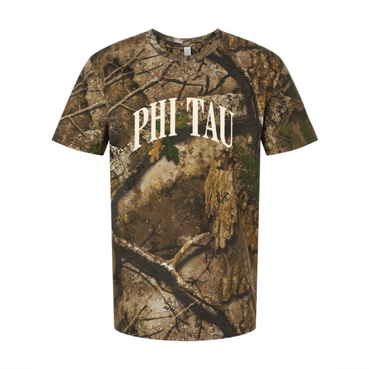 Phi Tau Outdoors Camo T-Shirt