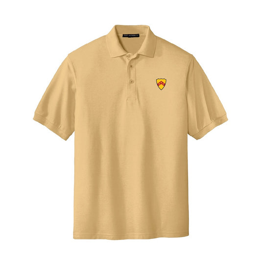 Phi Tau Shield Polo in Yellow
