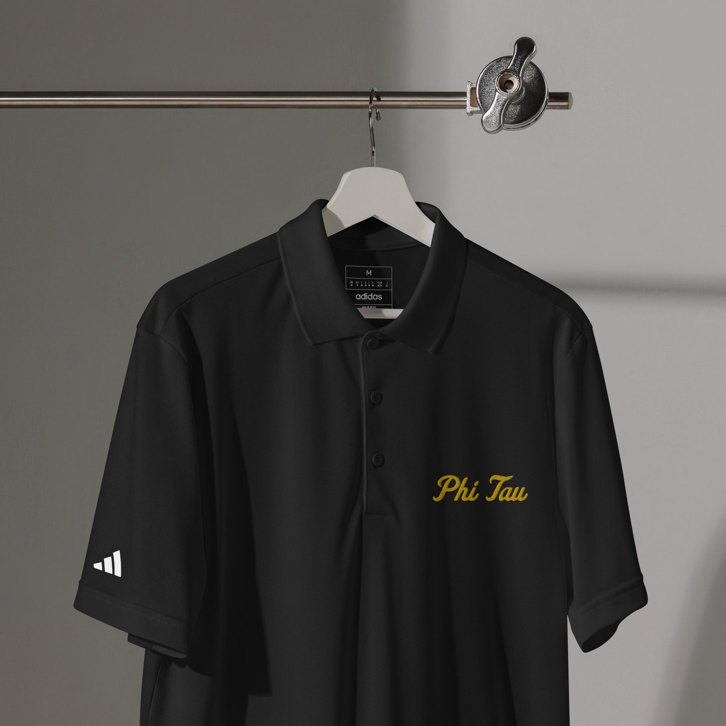 Phi Tau Script Polo by Adidas