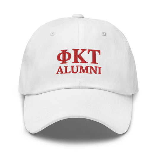 Phi Tau Alumni Hat in White