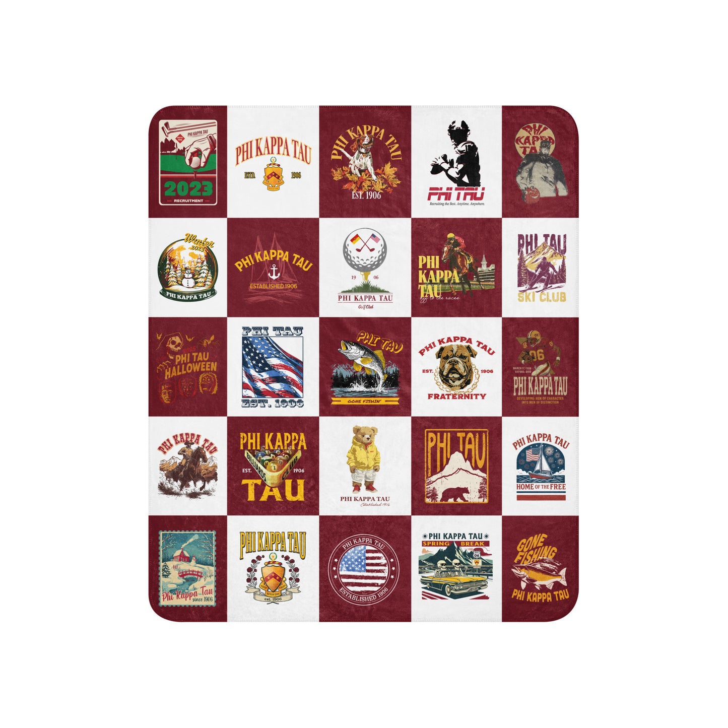 Phi Tau Sherpa Blanket