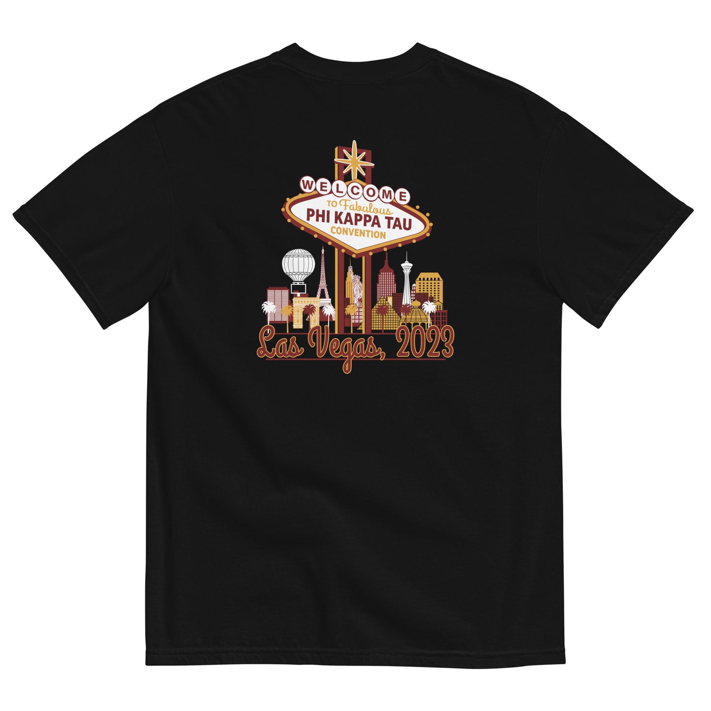 Phi Tau 2023 Vegas Convention T-Shirt by Comfort Colors