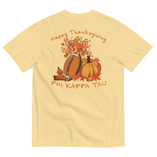 Phi Tau Thanksgiving T-Shirt by Comfort Colors (2023)