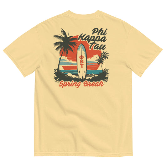 Phi Tau Spring Break T-Shirt by Comfort Colors (2024)